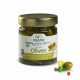 MANI Groene olijven met venkel en roze peper in citroen-olijfolie 185g, bio