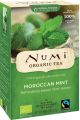 Numi’s Moroccon Mint is caffeine free mint tea with Moroccon ‘nana mint’.  