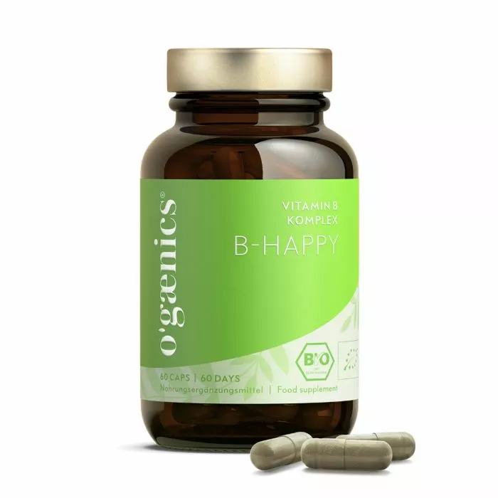 punch vertraging Aanbevolen Buy B-Happy Vitamin B Complex Ogaenics | Amanvida