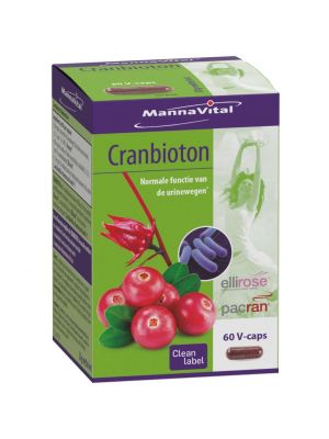 Buy Mannavital Cranbioton 60 V-caps from Amanvida - Official Mannavital Webshop
