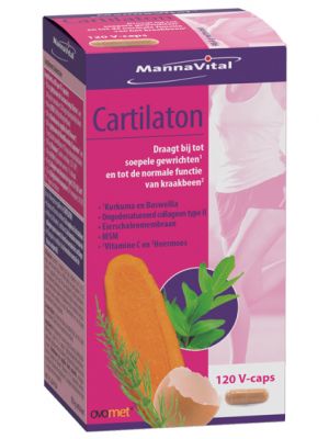 Koop Mannavital Cartilaton online bij Amanvida.eu - Natuurlijk supplement voor soepele gewrichten