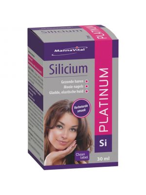 Acheter Mannavital Silicum 30 ml en ligne chez Amanvida.eu - Supplément naturel pour des cheveux sains, de beaux ongles, une peau lisse et élastique