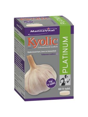 Buy Mannavital Kyolic platinum 60 V-tabs online