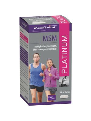 Mannavital MSM Platinum 180 V Tabletten jetzt online kaufen bei Amanvida.eu