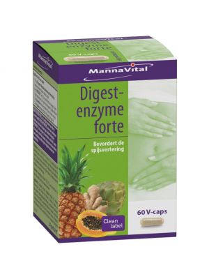 Koop Mannavital Digest-enzyme forte online bij Amanvida.eu - Natuurlijk supplement voor spijvertering