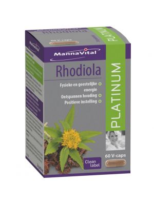 Buy Mannavital Rhodiola online at Amanvida.eu - Natural supplement for energy