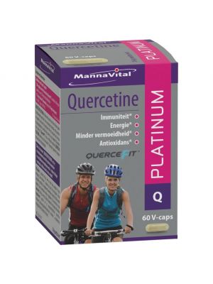Koop Mannavital Quercetine Platinum 60 V-caps online bij Amanvida.eu - Natuurlijk supplement voor immuniteit en energie