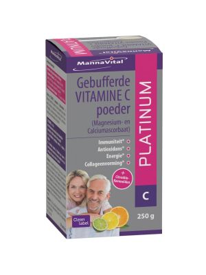 Mannavital gepuffertes Vitamin-C-Pulver kaufen - Für Immunität und Energie