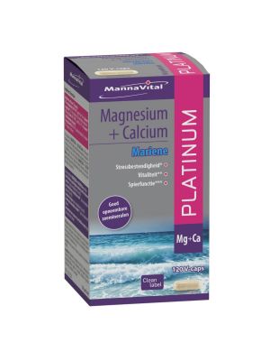 Buy Mannavital Magnesium + Calcium Marine online from Amanvida.eu - Natural supplement for stress relief