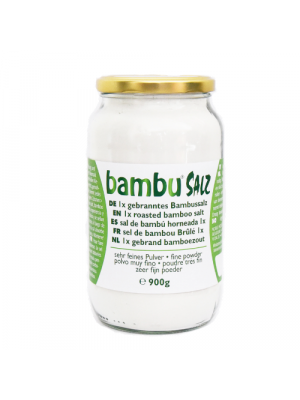 Bambu Salz 1x gebranntes Bambussalz sehr fein 900g