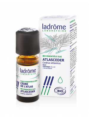 Buy Ladrôme essential oil of atlas cedar at Amanvida. Easily ordered and quickly delivered. 
