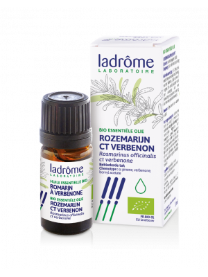 Buy Ladrôm essential oil of rosemary ct verbenon online from Amanvida. Easily ordered and quickly delivered. 