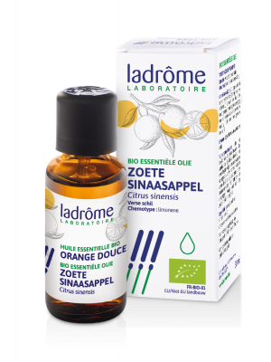 Koop Ladrôme essentiële olie van zoete sinaasappel bij Amanvida. Gemakkelijk besteld en snel geleverd. 