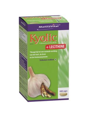 Buy Mannavital Kyolic + Lecithin 200 capsules online at Amanvida.eu