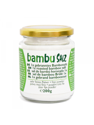 Bambu Salz Bamboo salt 1x roasted, fine powder 200g
