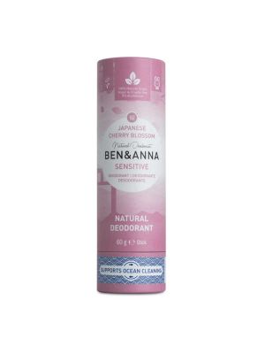 Sensitive deodorant Japanese Cherry Blossom 60g, in paper tube | Ben & Anna