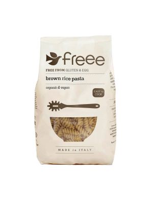 Fusilli bruine rijst pasta 500g, bio | Doves Farm Foods, Freee