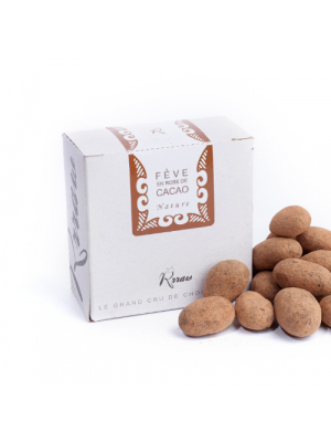 Rrraw Raw cocoa beans with chocolate layer natural 80g, organic