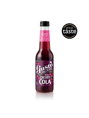 Real Cherry Cola 275ml, organic  soft drink | Gusto Organic Drinks