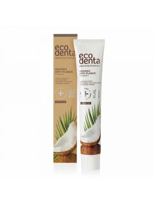 Prevent tartar with this organic coconut oil toothpaste from Ecodenta