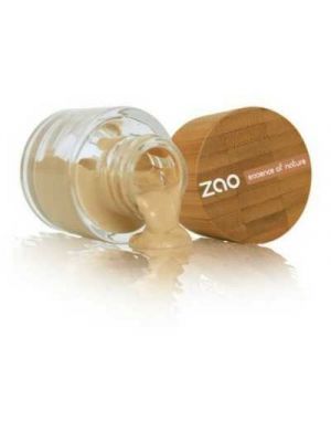 Fond de teint naturel très couvrant à base d’eau de ZAO, essence of nature - Couleur : ivoire