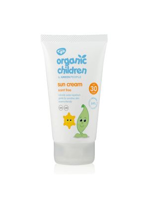 Organic Children Sun Lotion SPF30 Scent Free - natuurlijke, parfumvrije zonnebrandcrème voor baby's en kinderen | Green People 