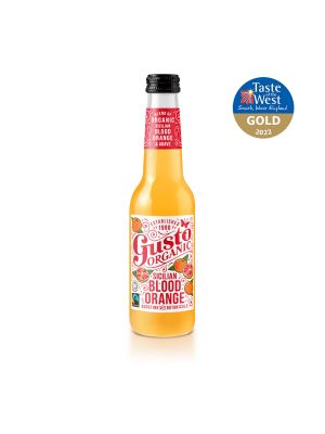 Sicilian Blood Orange limonade, 275ml bio - limonade d'oranges | Gusto Organic Drinks