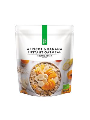 Instant oatmeal apricot banana 350g, organic | Auga