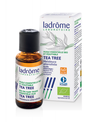Ladrôme Laboratoire tea tree essentiële olie online kopen van Amanvida - Ontdek de biologsiche essentiële olie van Ladrôme Laboratoire