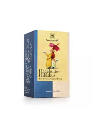 Rosehips-Hibiscus Tea 18 tea bags, organic | Amanvida