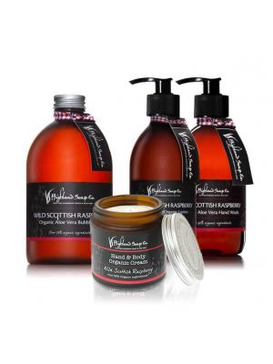 Highland Soap Co. Wild Scottish Raspberry Soap and Skin Care, organic
