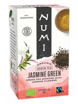 Jasmine Green – biologische jasmijn thee op basis van groene thee en de geur van jasmijnbloesems