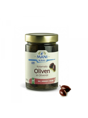 MANI Kalamata-olijven in olijfolie 280g, bio