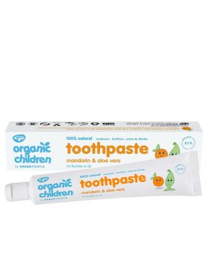 Children toothpaste Mandarin & Aloe vera, 50ml organic | Green People