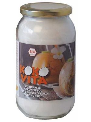 Huile de coco Kokovita : Huile de coco bio et désodorisée 1 litre