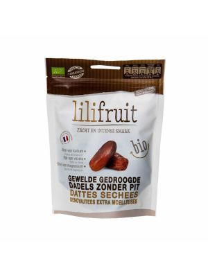 Soft rehydrated dried dates, pitted 150 g organic | Lilifruit