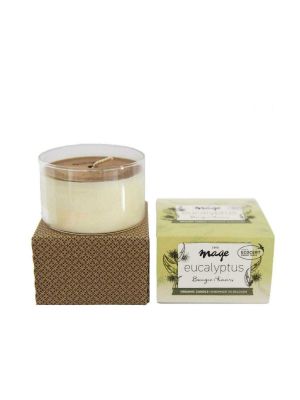 Beeswax candle - Eucalyptus, Medium | Mage