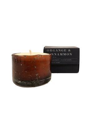 Natural scented candle Orange/Cinnamon - 250g organic | Mage