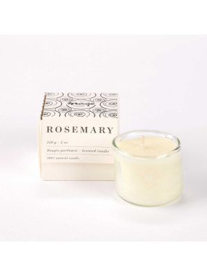 Natural scented candle with beeswax Rosemary, small | Mage