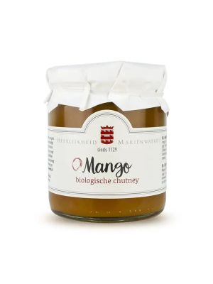 Chutney de mangue 260g, bio | Heerlijkheid Mariënwaerdt