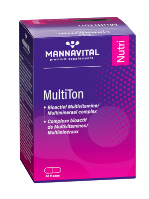 Koop Mannavital MultiTon online bij Amanvida - Bioactief multivitamine / multimineraal complex