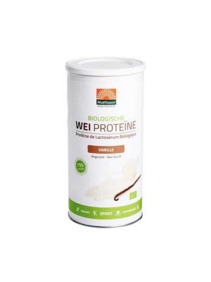 Wei proteine poeder concentraat Vanille 75% - 450g | Mattisson