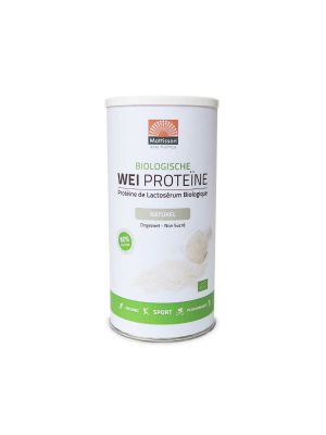 Organic Whey protein powder concentrate 80%, natural 450g | Mattisson