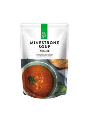 Soupe Minestrone de légumes biologiques 400g, bio | Auga