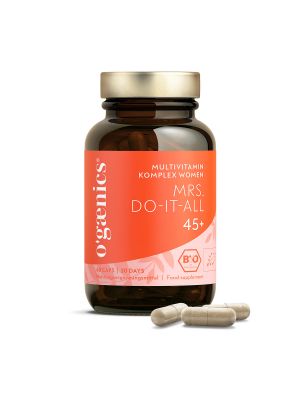 Mrs. Do-it-all Multivitamin for women 45+, 60 capsules organic vegan | Ogaenics