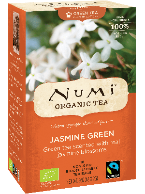 Jasmine Green – du thé vert biologique au jasmin de Numi