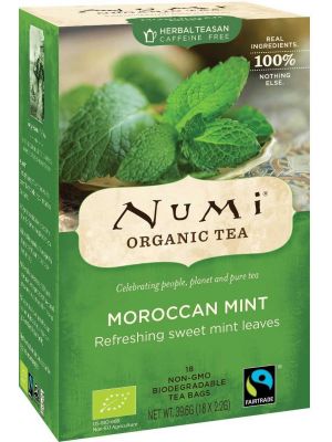 Moroccan Mint von Numi ist koffeinfreier Minztee mit marokkanischer „Nana Mint“ 