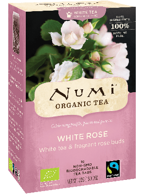 White Rose - organic white tea with a soft, sweet taste from rosebuds