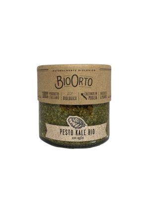 Pesto Kale / Pesto de chou frisé avec l'ail - Bio Orto chez Amanvida