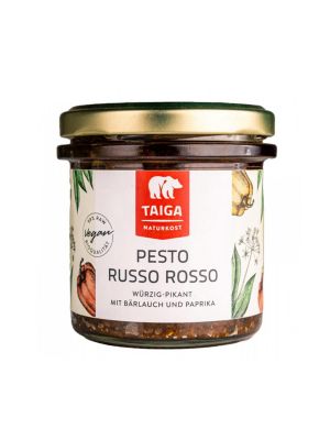 Pesto Russo Rosso with red bell pepper 165ml, organic | Taiga Naturkost
